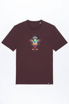 M-STTU169-T-Shirt-aus-Bio-Baumwolle-mit-Druck-Bird-of-Peace-Red-Brown