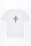 M-STTU169-T-Shirt-aus-Bio-Baumwolle-mit-Druck-Bird-of-Peace-White