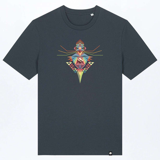 M-STTU169-T-Shirt-aus-Bio-Baumwolle-mit-Druck-Bird-of-Ying-Yang-India-ink_Grey