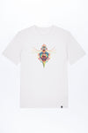 M-STTU169-T-Shirt-aus-Bio-Baumwolle-mit-Druck-Bird-of-Ying-Yang-White