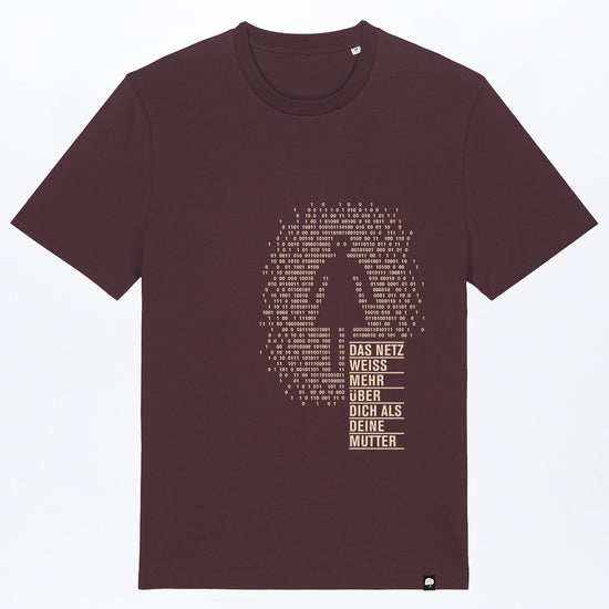 M-STTU169-T-Shirt-aus-Bio-Baumwolle-mit-Druck-Deine-Mutter-Red-Brown