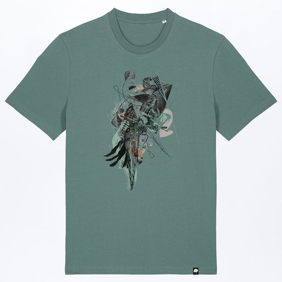 M-STTU169-T-Shirt-aus-Bio-Baumwolle-mit-Druck-Disorder-Green-Bay