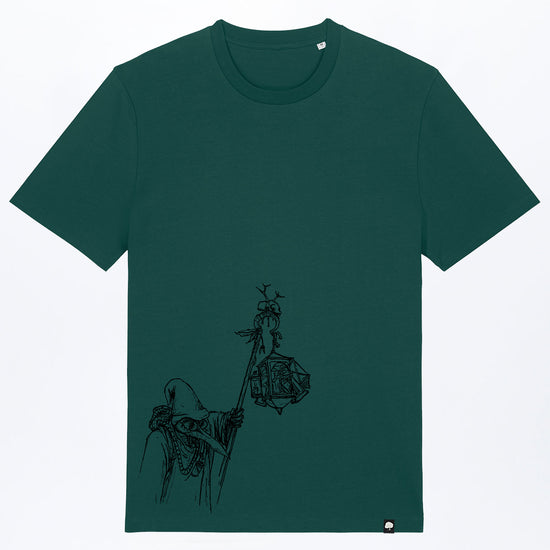 M-STTU169-T-Shirt-aus-Bio-Baumwolle-mit-Druck-Dr-Schnabel-Glazed-Green