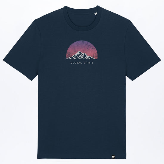 M-STTU169-T-Shirt-aus-Bio-Baumwolle-mit-Druck-Free-Spirit-French-Navy