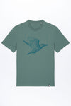 M-STTU169-T-Shirt-aus-Bio-Baumwolle-mit-Druck-Freedom-Bird-Green-Bay