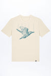 M-STTU169-T-Shirt-aus-Bio-Baumwolle-mit-Druck-Freedom-Bird-Natural-Rasew