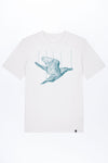 M-STTU169-T-Shirt-aus-Bio-Baumwolle-mit-Druck-Freedom-Bird-White