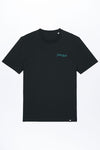 M-STTU169-T-Shirt-aus-Bio-Baumwolle-mit-Druck-Green-Shirts-Typo-Black