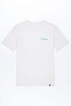 M-STTU169-T-Shirt-aus-Bio-Baumwolle-mit-Druck-Green-Shirts-Typo-White