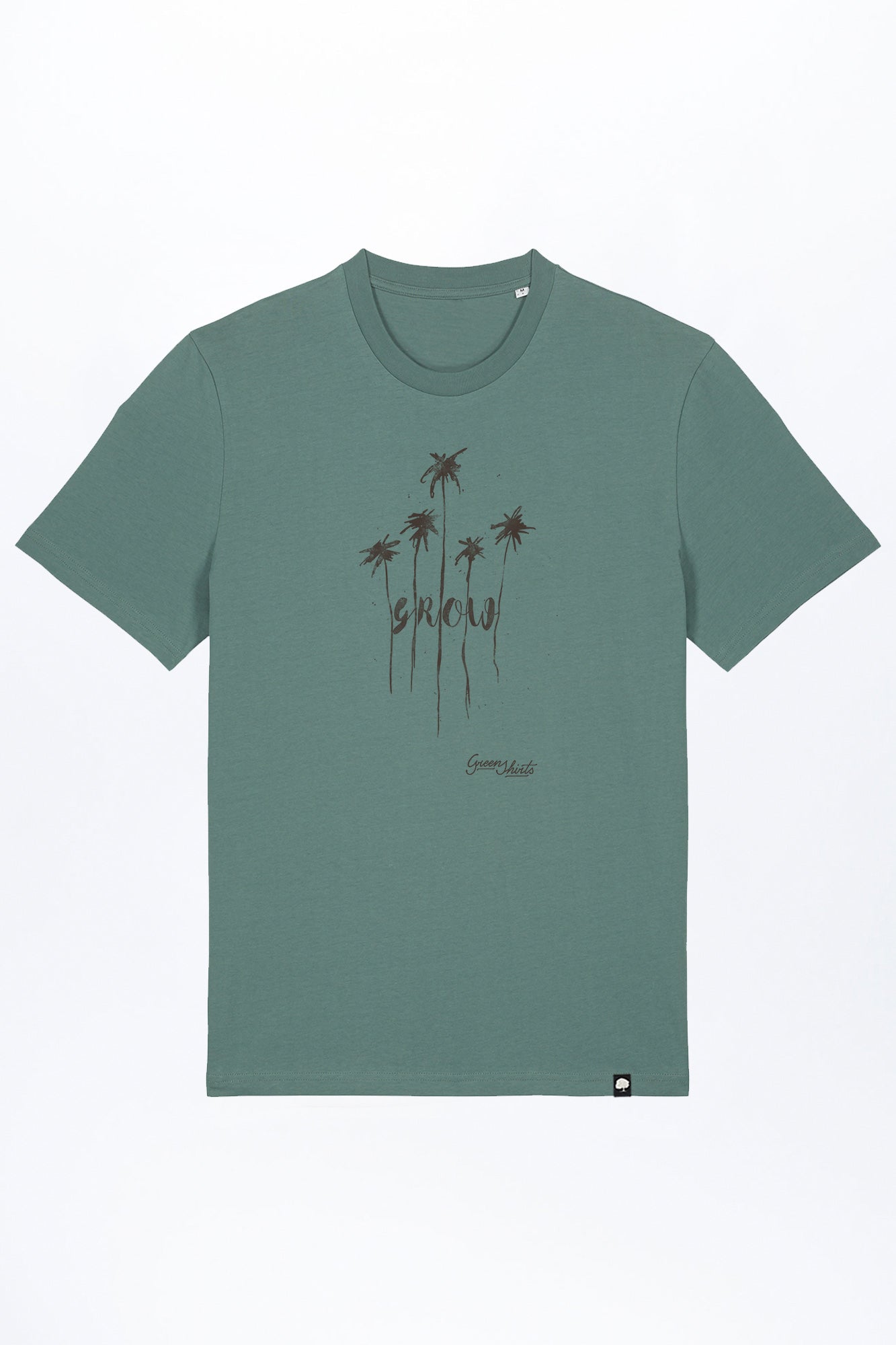 M-STTU169-T-Shirt-aus-Bio-Baumwolle-mit-Druck-Grow-Green-Bay