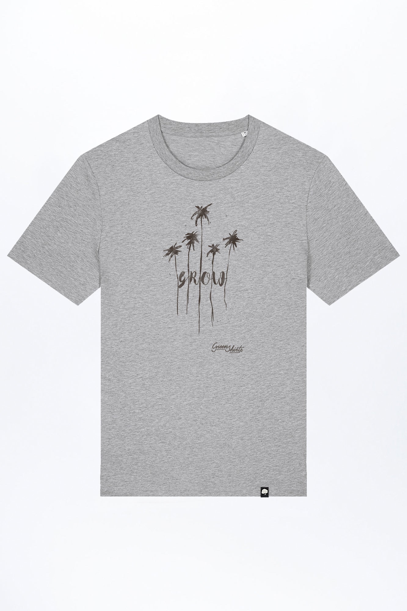 M-STTU169-T-Shirt-aus-Bio-Baumwolle-mit-Druck-Grow-Heather-Grey