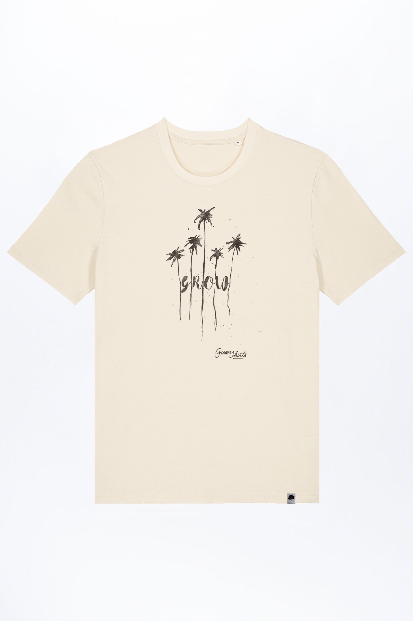 M-STTU169-T-Shirt-aus-Bio-Baumwolle-mit-Druck-Grow-Natural-Raw