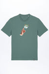 M-STTU169-T-Shirt-aus-Bio-Baumwolle-mit-Druck-Hand-of-Goods-Green-Bay
