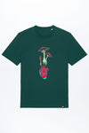 M-STTU169-T-Shirt-aus-Bio-Baumwolle-mit-Druck-Herz-Pilz-Glazed-Green