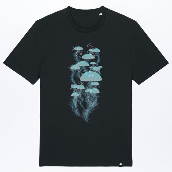 M-STTU169-T-Shirt-aus-Bio-Baumwolle-mit-Druck-Jelly-Black