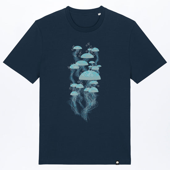 M-STTU169-T-Shirt-aus-Bio-Baumwolle-mit-Druck-Jelly-French-Navy