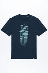 M-STTU169-T-Shirt-aus-Bio-Baumwolle-mit-Druck-Jelly-French-Navy