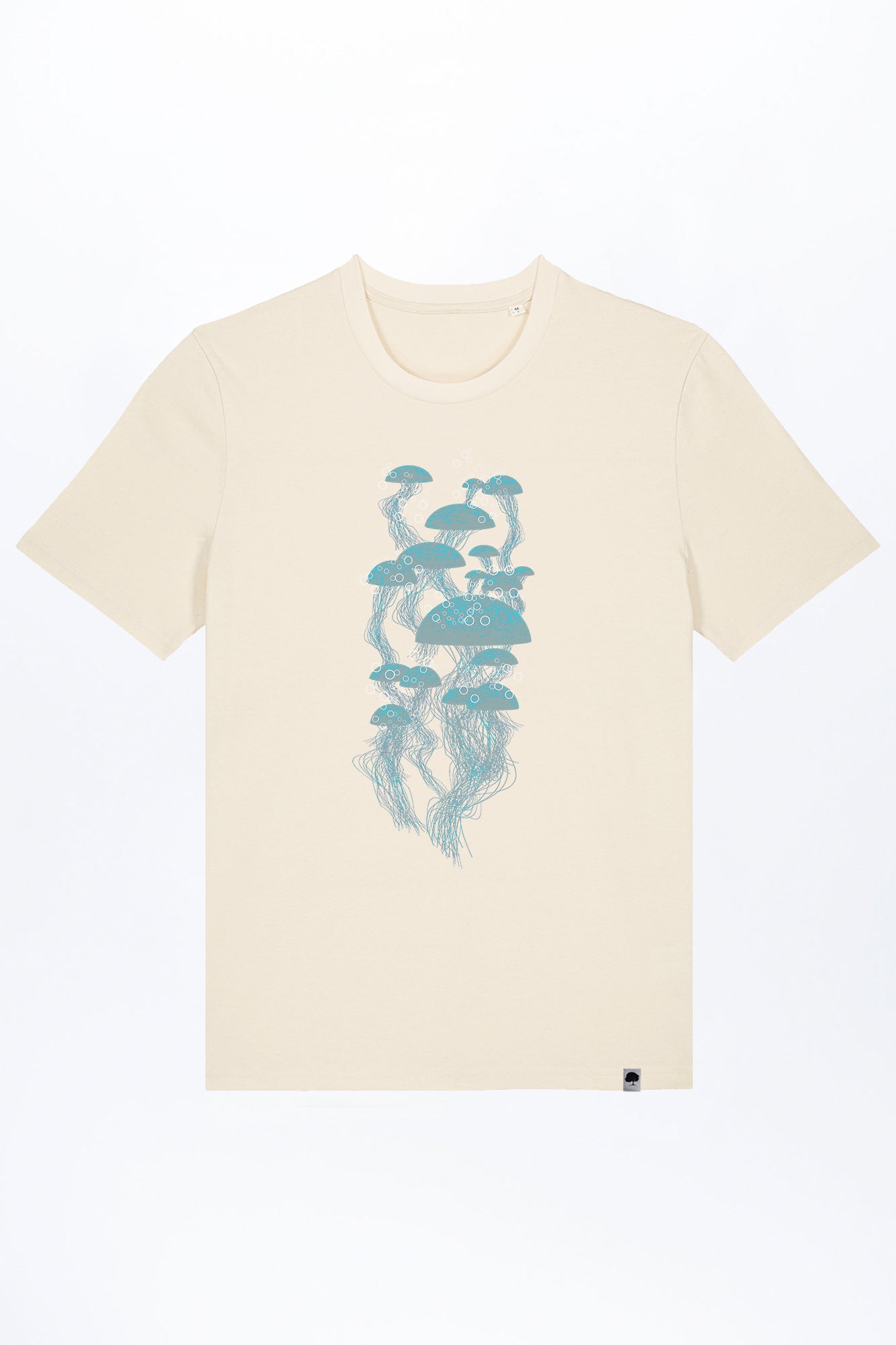 M-STTU169-T-Shirt-aus-Bio-Baumwolle-mit-Druck-Jelly-Natural-Raw