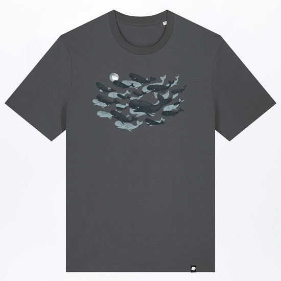 M-STTU169-T-Shirt-aus-Bio-Baumwolle-mit-Druck-Leviathan-Anthracite