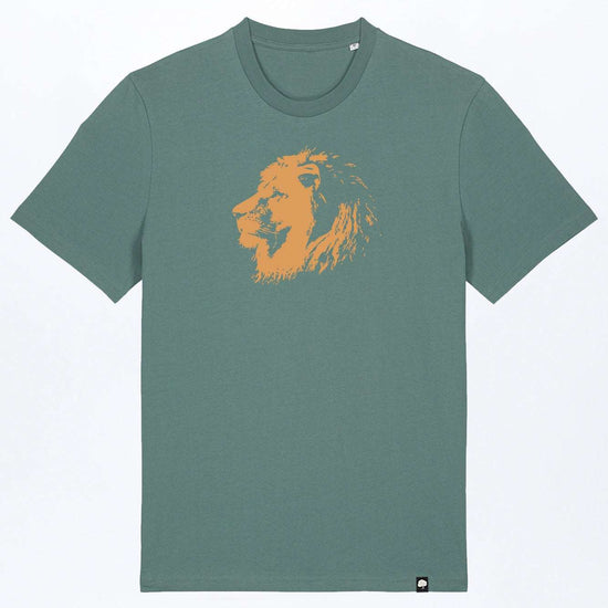 M-STTU169-T-Shirt-aus-Bio-Baumwolle-mit-Druck-Lion-Green-Bay