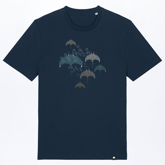 M-STTU169-T-Shirt-aus-Bio-Baumwolle-mit-Druck-Manta-French-Navy