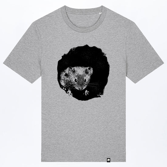 M-STTU169-T-Shirt-aus-Bio-Baumwolle-mit-Druck-Mousie-Heather-Grey