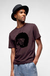 M-STTU169-T-Shirt-aus-Bio-Baumwolle-mit-Druck-Mousie-Red-Brown-Model