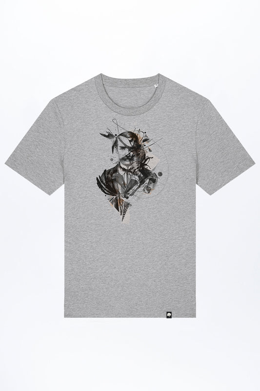 M-STTU169-T-Shirt-aus-Bio-Baumwolle-mit-Druck-One-Eyed-Heather-Grey