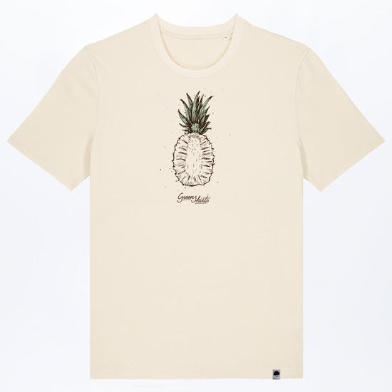 M-STTU169-T-Shirt-aus-Bio-Baumwolle-mit-Druck-Pinetree-Natural-Raw