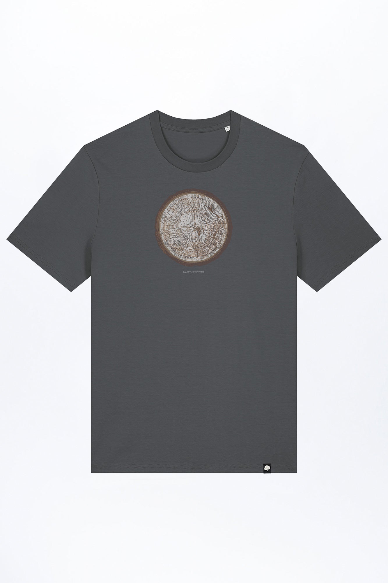 M-STTU169-T-Shirt-aus-Bio-Baumwolle-mit-Druck-Save-the-woods-Anthracite
