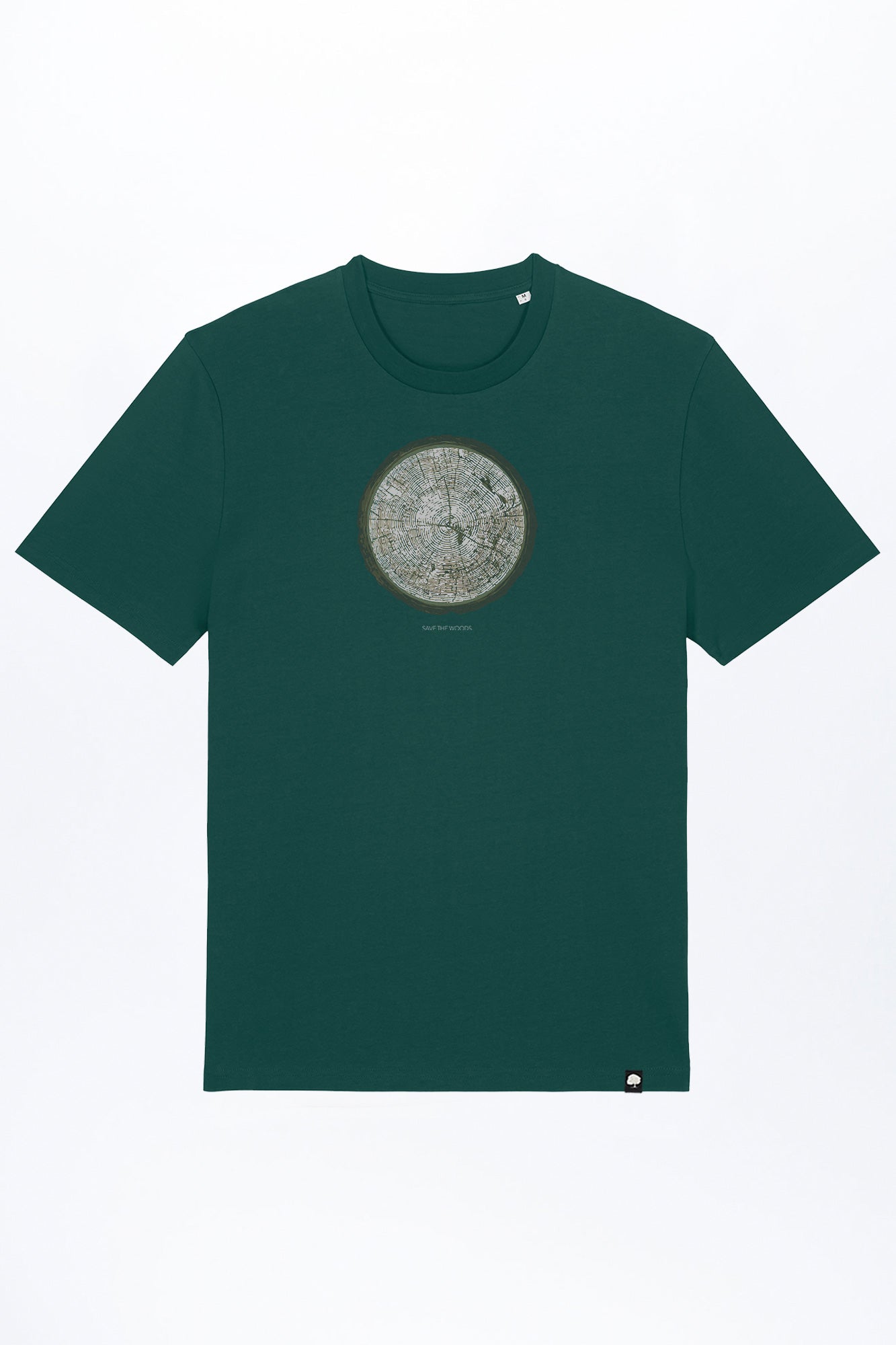 M-STTU169-T-Shirt-aus-Bio-Baumwolle-mit-Druck-Save-the-woods-Glazed-Green