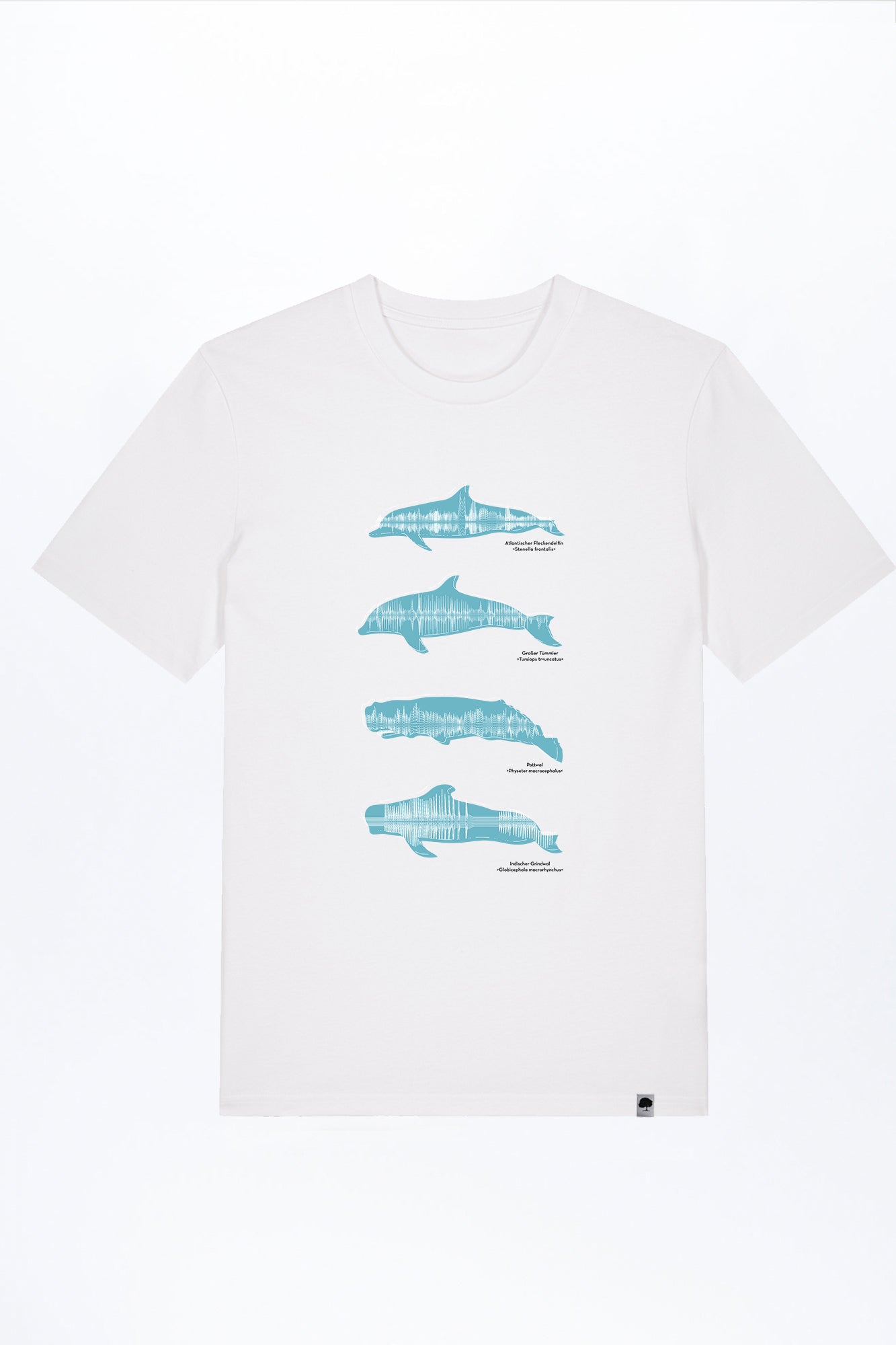 M-STTU169-T-Shirt-aus-Bio-Baumwolle-mit-Druck-Sound-of-of-the-ocean-White