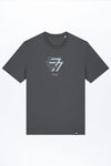 M-STTU169-T-Shirt-aus-Bio-Baumwolle-mit-Druck-Triangle-Anthracite