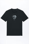 M-STTU169-T-Shirt-aus-Bio-Baumwolle-mit-Druck-Triangle-Black