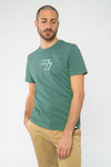 M-STTU169-T-Shirt-aus-Bio-Baumwolle-mit-Druck-Triangle-Green-Bay-Model