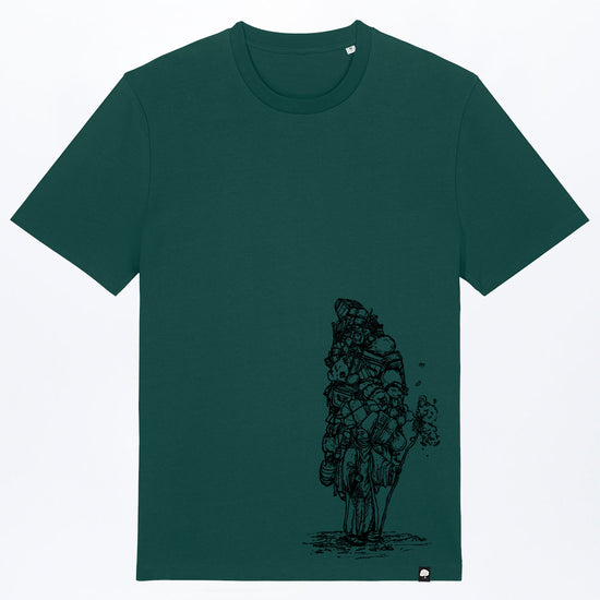 M-STTU169-T-Shirt-aus-Bio-Baumwolle-mit-Druck-Wanderer-Glazed-Green
