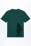 M-STTU169-T-Shirt-aus-Bio-Baumwolle-mit-Druck-Wanderer-Glazed-Green