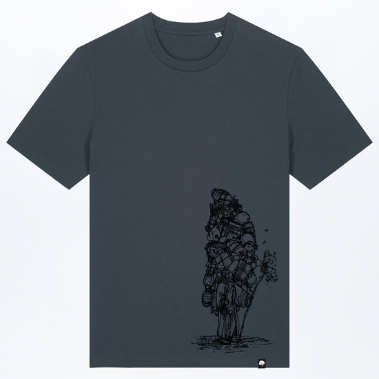 M-STTU169-T-Shirt-aus-Bio-Baumwolle-mit-Druck-Wanderer-India-ink_Grey