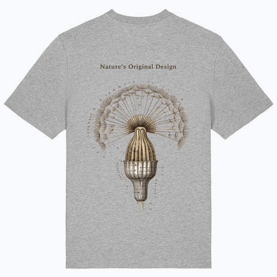 Herren-T-Shirt (Heather Grey) mit Frontprint „Nature's Original Design“