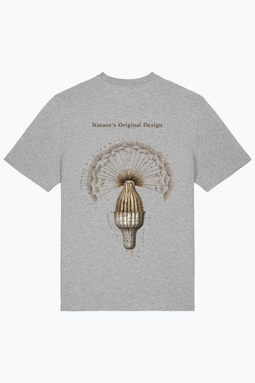 Herren-T-Shirt (Heather Grey) mit Frontprint „Nature's Original Design“