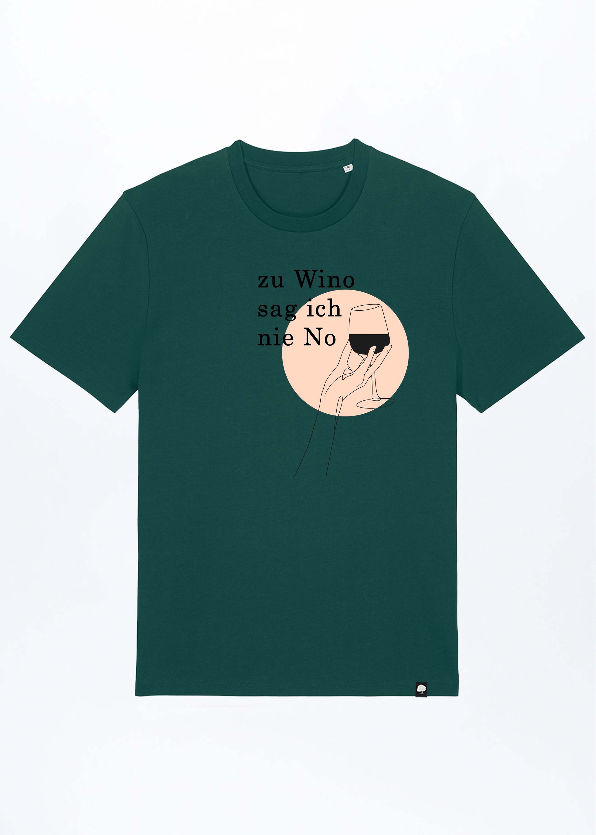 M-STTU169-Zu-Wino-Sag-Ich-Nie-No-Basic-T-Shirt-aus-Bio-Baumwolle-Fairtrade-Kleidung-LAREX-Glazed-Green-Vorne