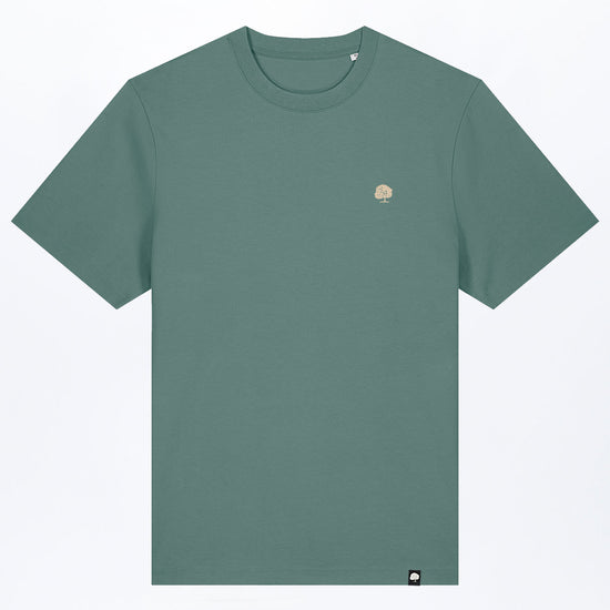 M-STTU171-Heavy-T-Shirt-mit-Stickerei-aus-Bio-Baumwolle-Mode-Oekologisch-YUCIO-Green-Bay-Vorne