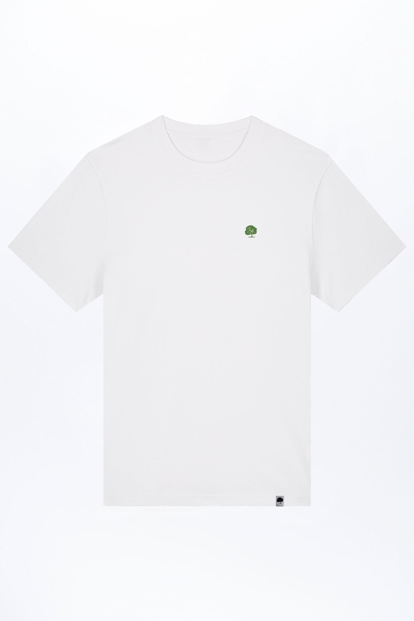 M-STTU171-Heavy-T-Shirt-mit-Stickerei-aus-Bio-Baumwolle-Mode-Oekologisch-YUCIO-White-Vorne