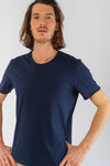 M-STTU647-T-Shirt-mit-offenem-Saum-aus-Bio-Baumwolle-Naturmode-Online-Herren-SENECA-French-Navy-Vorne3
