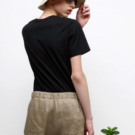 M-STTU755-Larix-Bio-Standard-T-Shirt-Fair-Trade-Black-Hinten