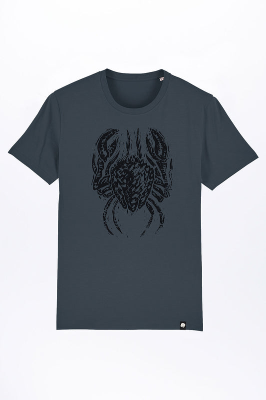 M-STTU755-Larix-Bio-T-Shirt-Standard-T-Shirt-India-Ink-Grey-Crab-Design