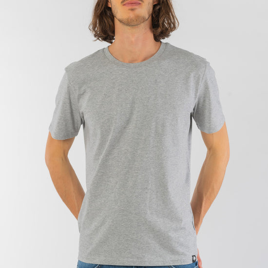 M-STTU755-Standard-Bio-Maenner-T-Shirt-Heather-Grey-Vorne2