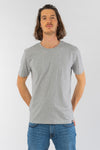 M-STTU755-Standard-Bio-Maenner-T-Shirt-Heather-Grey-Vorne2