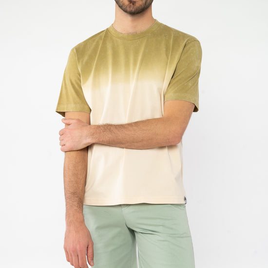 M-STTU759-Tie-Dye-T-Shirt-Maenner-Olive-Oil