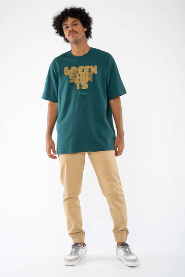 M-STTU788-T-Shirt-aus-Bio-Baumwolle-mit-Druck-Green-Shirts-TS-Glazed-Green-Model